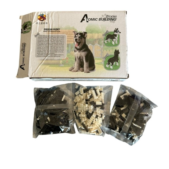 Bits and Pieces Atomic Building Blocks - Husky Dog - Picture 2 of 3